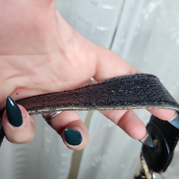 Vintage Betsey Johnson Velvet Leopard Print Purse W/ Bow, Studs - Picture 9 of 11